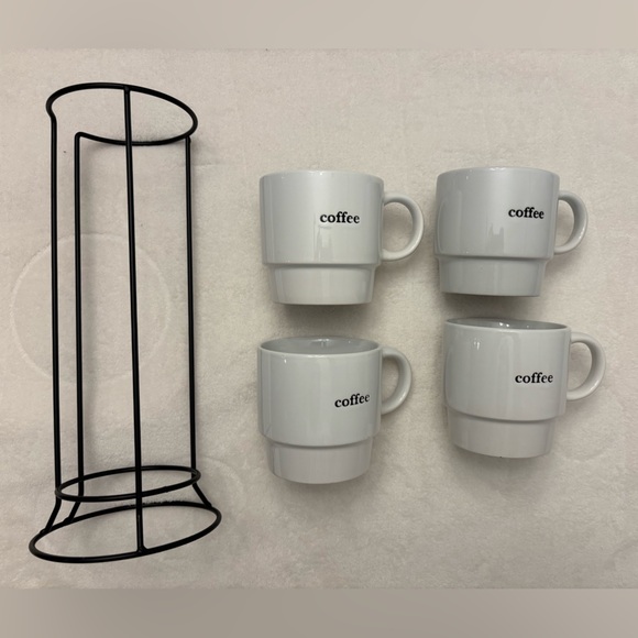 Signature Housewares Other - Coffee Mug set with Stackable Stand